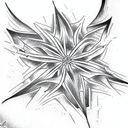 Star tattoo design idea