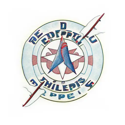 Red hot chilli peppers logo and it has space theme inside it  tattoo design idea