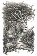 Narnia tattoo design idea