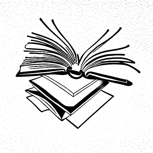 books  tattoo design idea