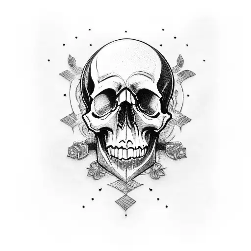 skull tattoo design idea