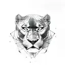 Panther tattoo design idea