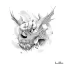 silent victories tattoo design idea