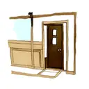 door monster  tattoo design idea