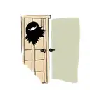 door monster  tattoo design idea