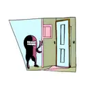 door monster  tattoo design idea