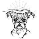 Boxer tattoo design idea