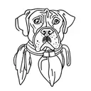 Boxer tattoo design idea