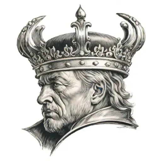 King Baldwin tattoo design idea