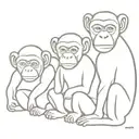 hear no evil see no evil speak no evil monkeys tattoo design idea