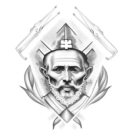 SAN Francis of Assisi tattoo design idea