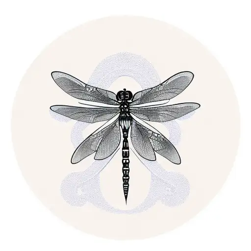 Dragonfly tattoo design idea