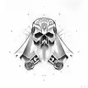 k9, skull, assassin's creed  tattoo design idea