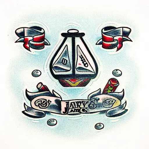 Dice tattoo design idea