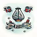 Dice tattoo design idea