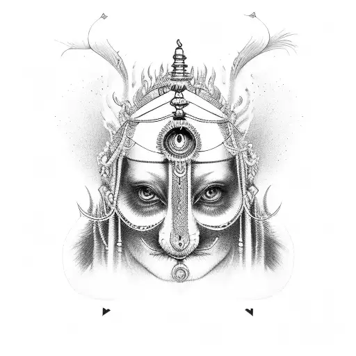 Ved with date June 1st and lord vishnu tattoo design idea