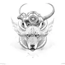 Hustle, Loyalty, respect tattoo design idea