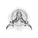 catholic peace programming tattoo design idea