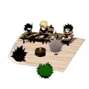 Manga Panel with Yuji Itadori black flash, Deku Vigilante, Shinra Fire Force tattoo design idea