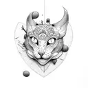 broken heart tattoo design idea