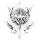 Icarus  tattoo design idea