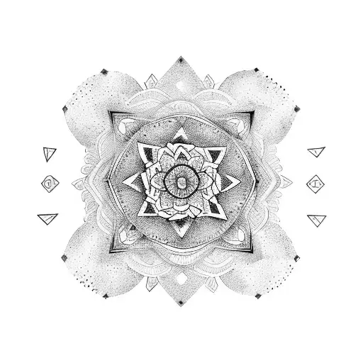 Geometric, Mandala, Floral, Lady, Hand Sleeve Tattoo tattoo design idea