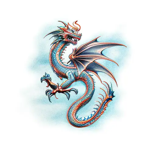 Dragon irezumi  tattoo design idea