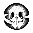 turtle skull tattoo design idea