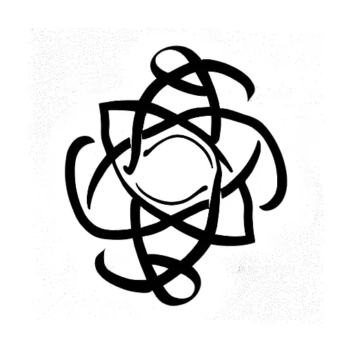 Celtic spiral tattoo design idea