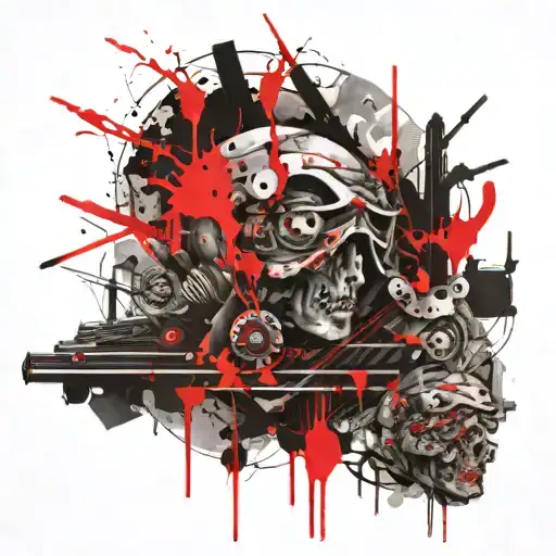 bleached tattoo design idea