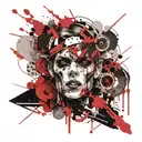 bleached tattoo design idea