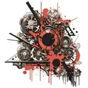 bleached tattoo design idea