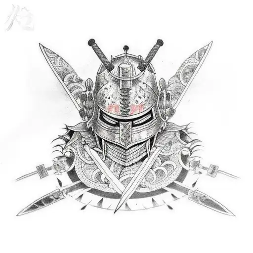 Black Knight tattoo design idea