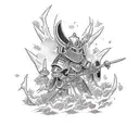 Black Knight tattoo design idea