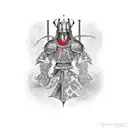 Black Knight tattoo design idea