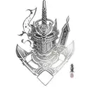 Black Knight tattoo design idea