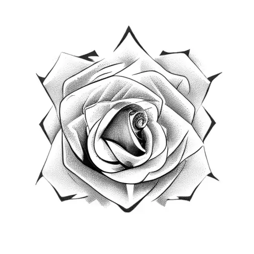 three red roses with black wings tattoo design idea