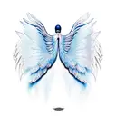 wings tattoo design idea