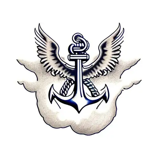 navy pilot wings tattoo