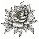 dead azalea tattoo design idea