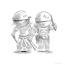 david and goliath tattoo design idea