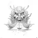 david and goliath tattoo design idea