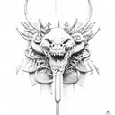 david and goliath tattoo design idea