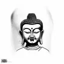 Buddha tattoo design idea