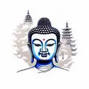 Buddha tattoo design idea