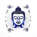 Buddha tattoo design idea