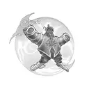 treasure planet tattoo design idea