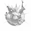 treasure planet tattoo design idea