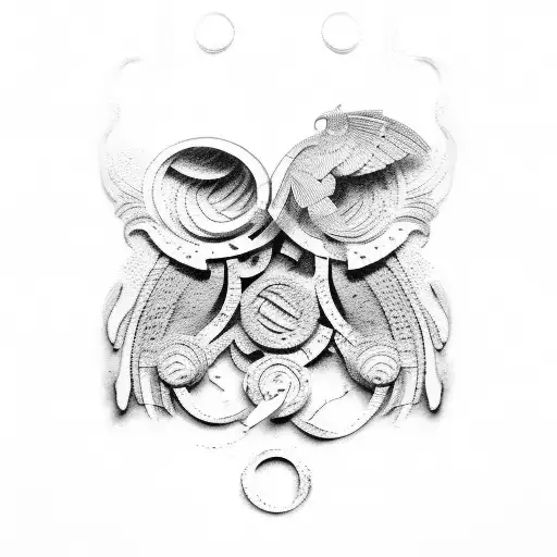 Ancient Greek sculpture tattoo design idea