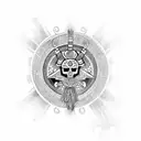 Guerrero azteca tattoo design idea